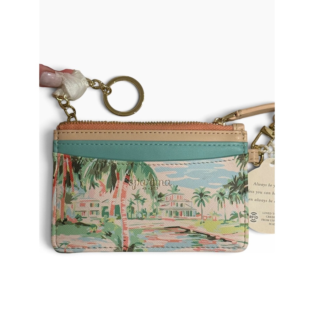 Spartina 449 Coastal Dreams Slimcard Wallet RFID Wristlet ID Case 405562TB